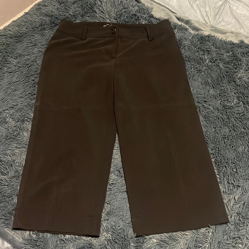 AGB black dressy capri pants - size 12